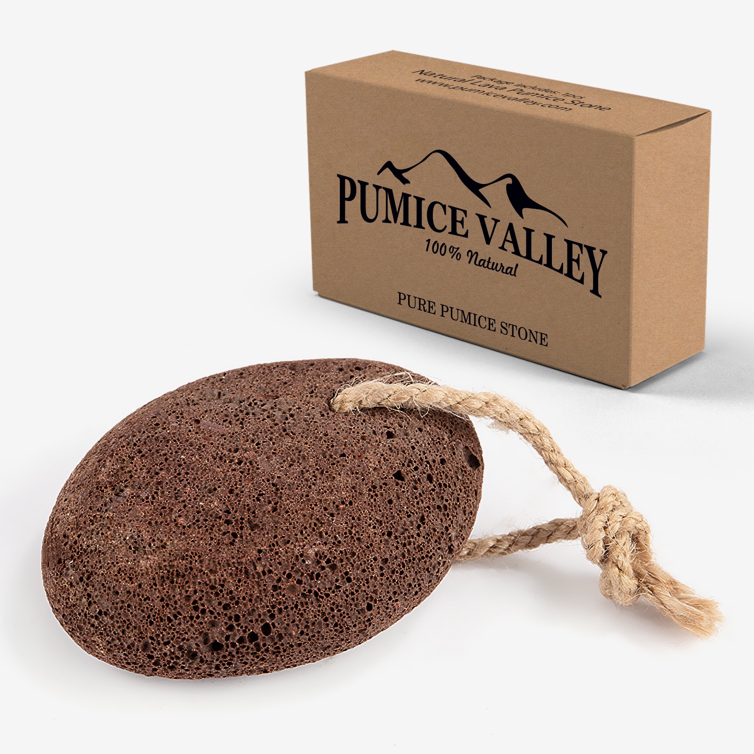 Natural Lava Pumice Stone Brown