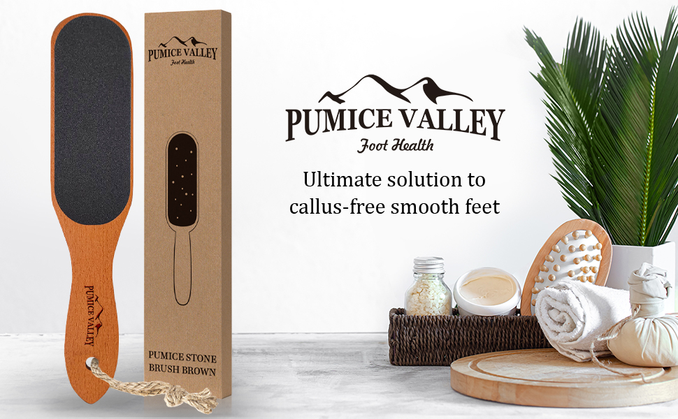 Pumice Valley Wooden Foot File