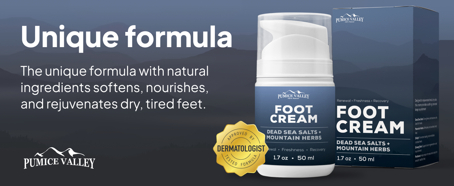 Pumice Valley Foot Cream for Men