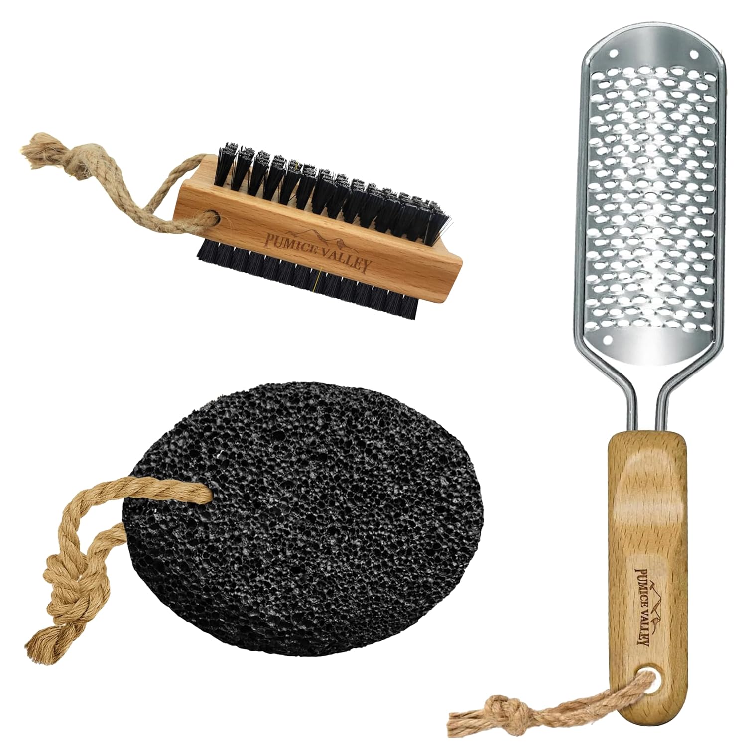 Pumice Valley  Foot Rasp Callus Remover - Pedicure Scrubber for